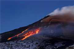 世界上最爆发最频繁的活火山 埃特纳火山