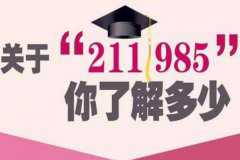 985和211大学是什么意思有哪些区别 就业前